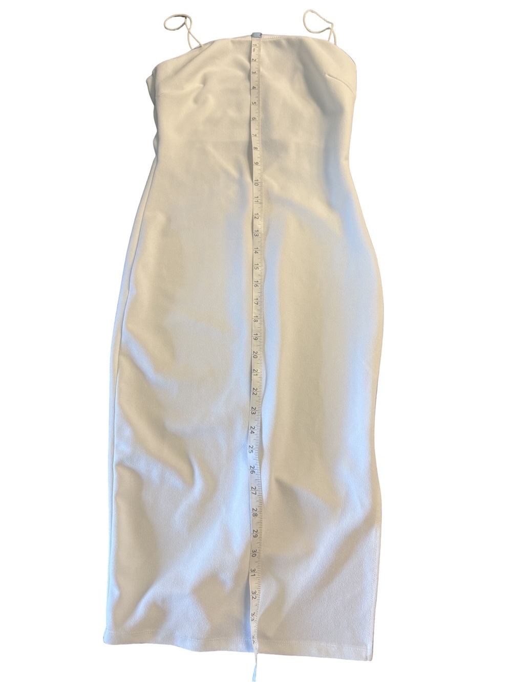 Princess Polly Strapless Bodycon Midi Dress in White